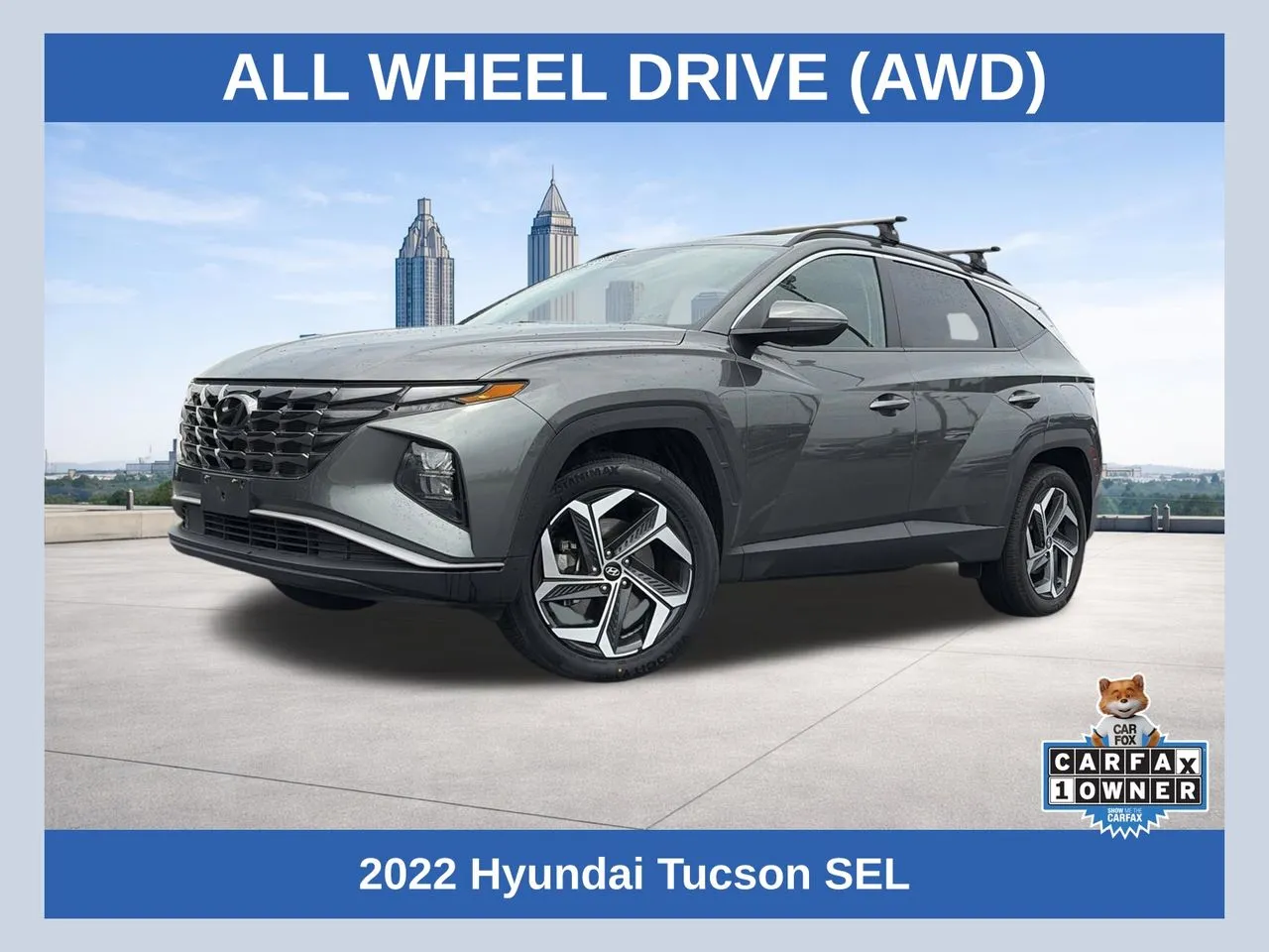 Gray 2022 Hyundai Tucson SEL for sale in Lithia Springs, GA