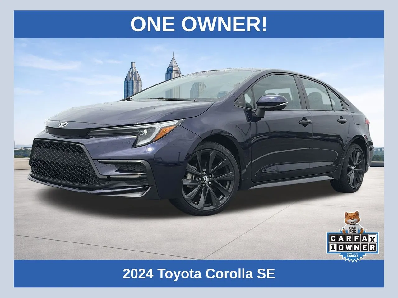 Blue 2024 Toyota Corolla SE for sale in Lithia Springs, GA