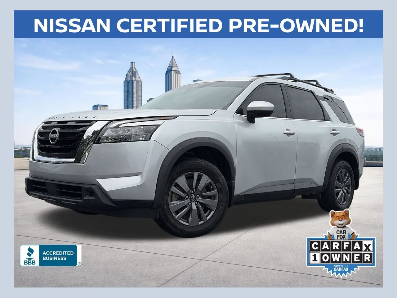 Silver 2024 Nissan Pathfinder SV for sale in Lithia Springs, GA