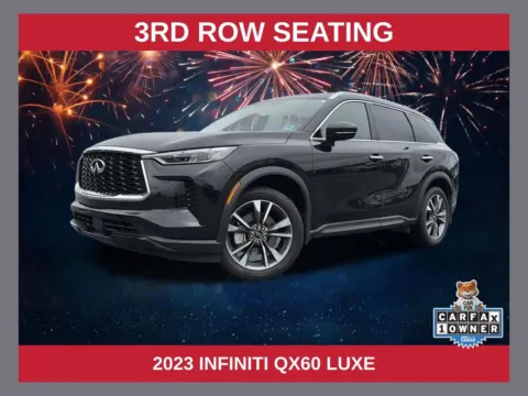 Black 2023 INFINITI QX60 LUXE for sale in Lithia Springs, GA