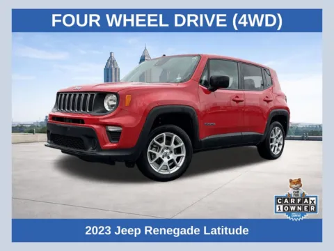 Red 2023 Jeep Renegade Latitude for sale in Lithia Springs, GA