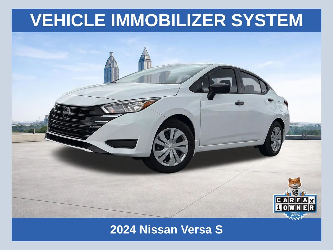 White 2024 Nissan Versa 1.6 S for sale in Lithia Springs, GA