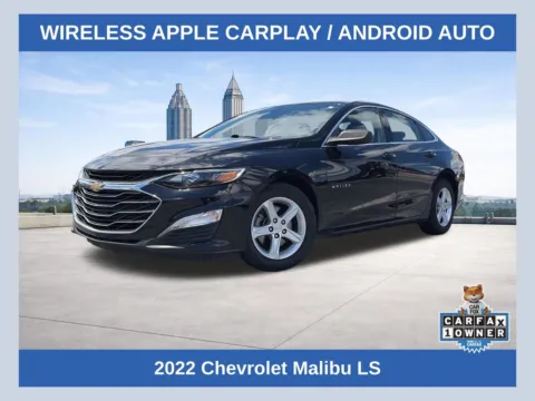 Black 2022 Chevrolet Malibu LS for sale in Lithia Springs, GA