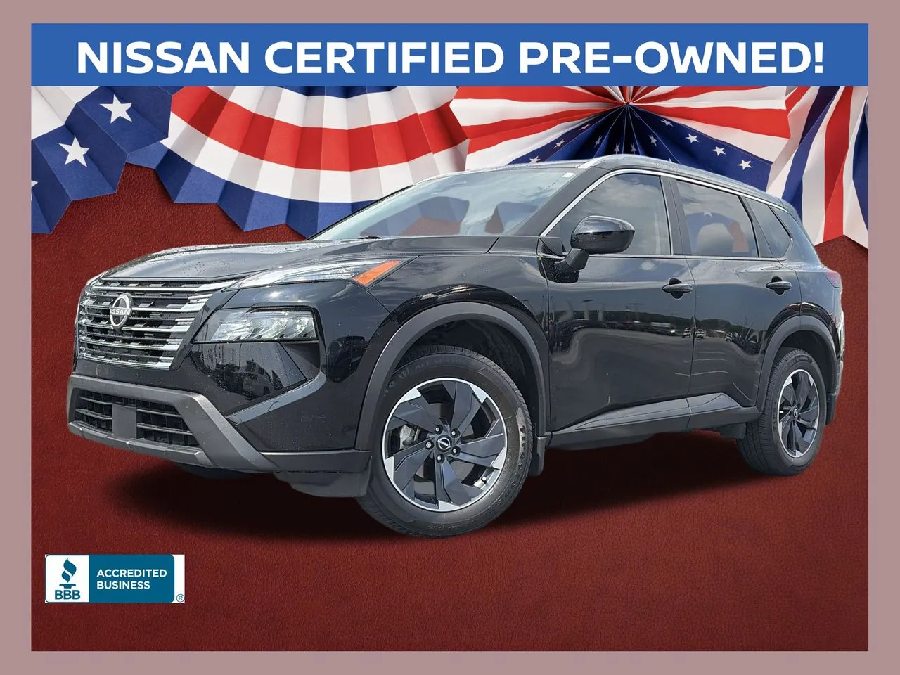 Black 2024 Nissan Rogue SV for sale in Lithia Springs, GA