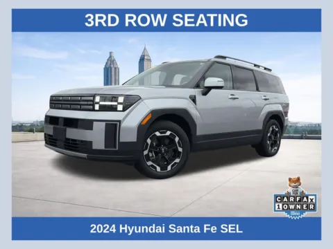 Silver 2024 Hyundai Santa Fe SEL for sale in Lithia Springs, GA