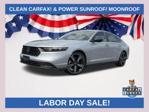 Silver 2024 Honda Accord Hybrid Sport for sale in Lithia Springs, GA