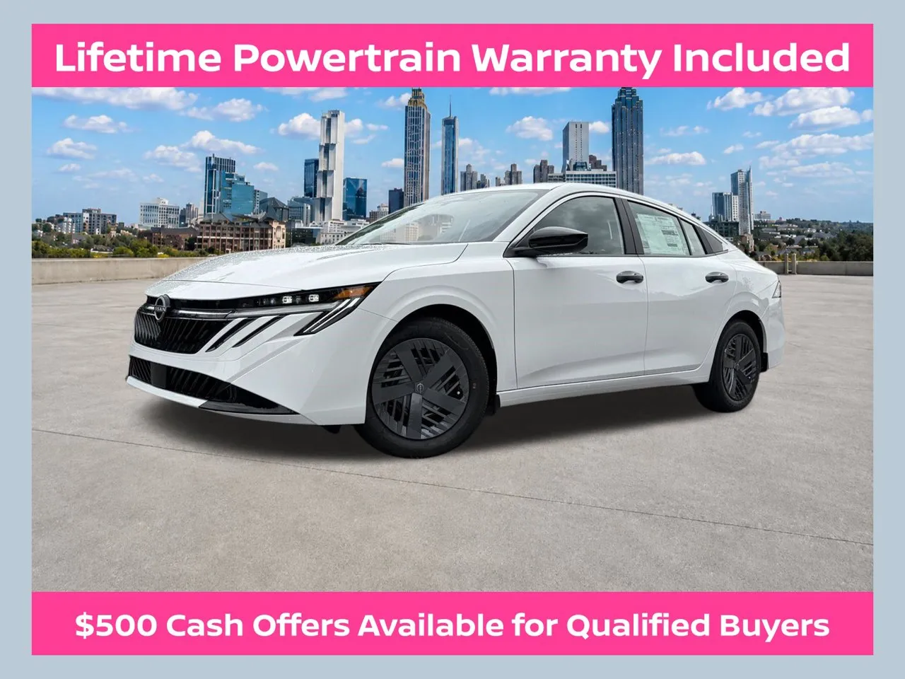 White 2027 Nissan Sentra S for sale in Lithia Springs, GA