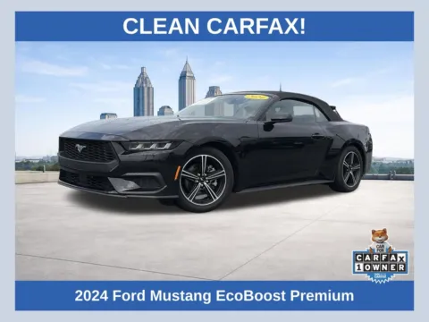 Black 2024 Ford Mustang EcoBoost Premium for sale in Lithia Springs, GA