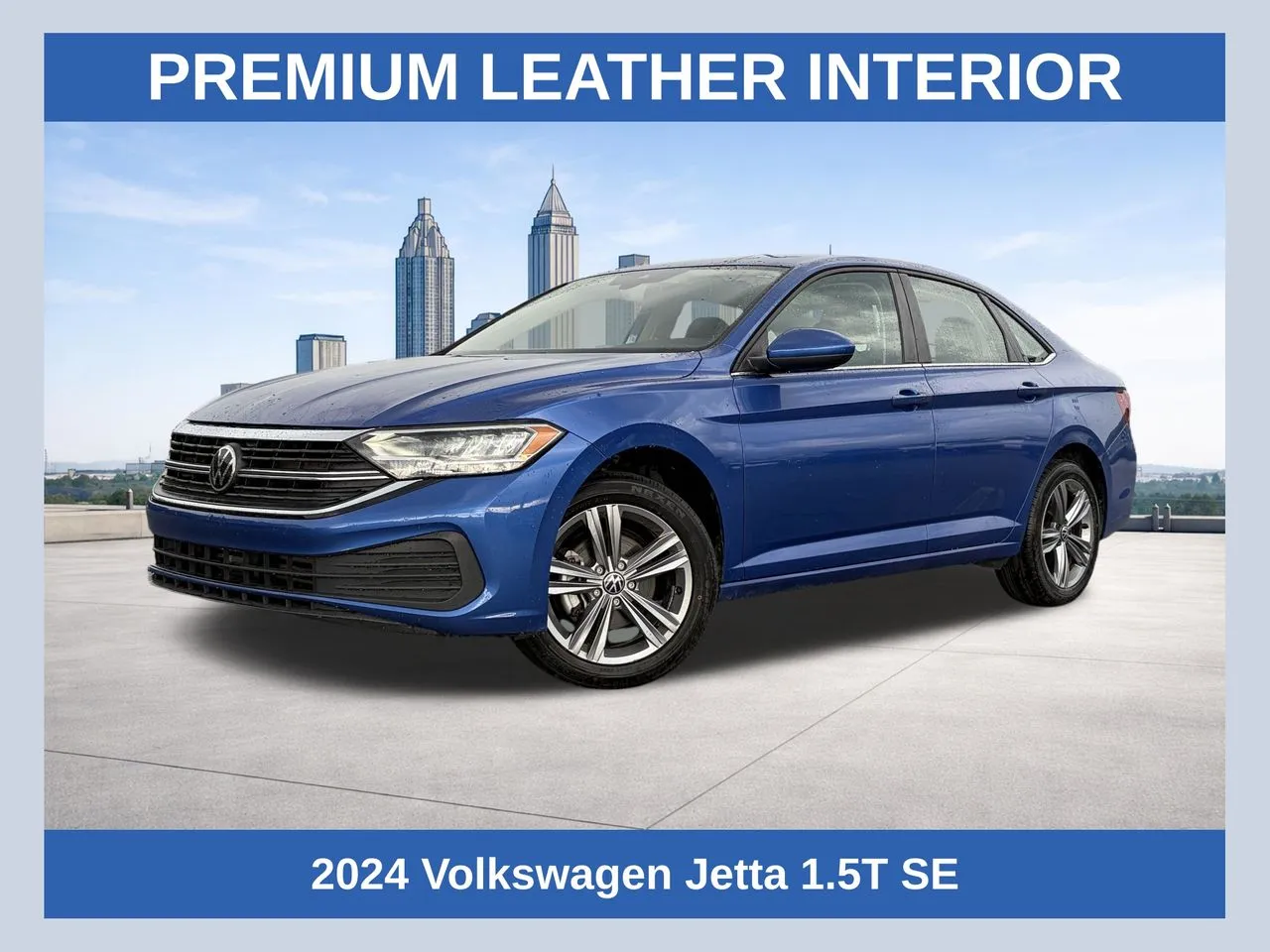 Blue 2024 Volkswagen Jetta 1.5T SE for sale in Lithia Springs, GA