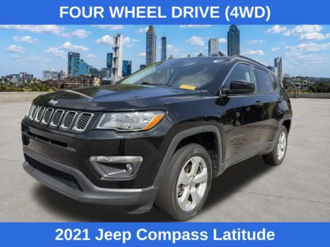 Black 2021 Jeep Compass Latitude for sale in Lithia Springs, GA