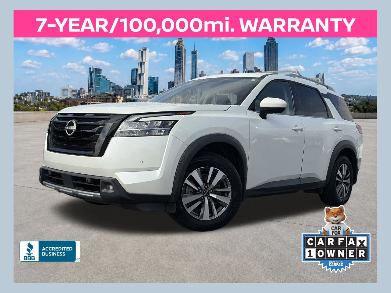 White 2023 Nissan Pathfinder SL for sale in Lithia Springs, GA