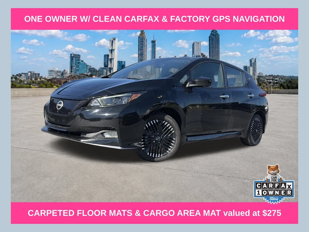 Black 2023 Nissan Leaf SV Plus for sale in Lithia Springs, GA