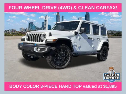 White 2024 Jeep Wrangler Sahara 4xe for sale in Lithia Springs, GA
