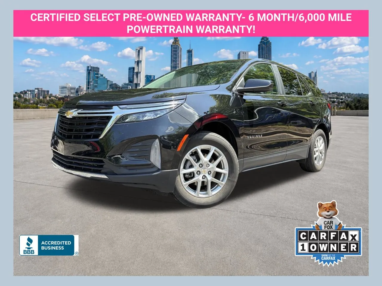 Black 2024 Chevrolet Equinox LT for sale in Lithia Springs, GA
