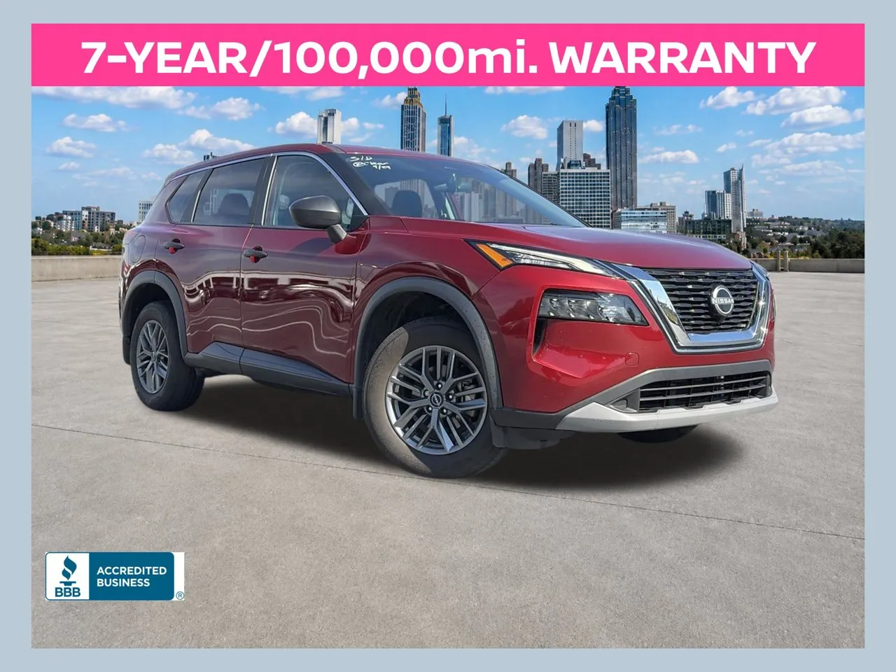 Red 2023 Nissan Rogue S for sale in Lithia Springs, GA