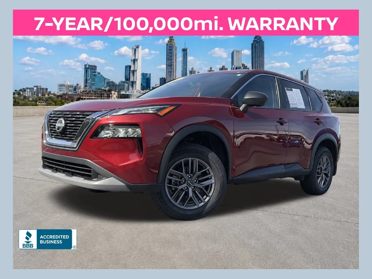 Red 2023 Nissan Rogue S for sale in Lithia Springs, GA