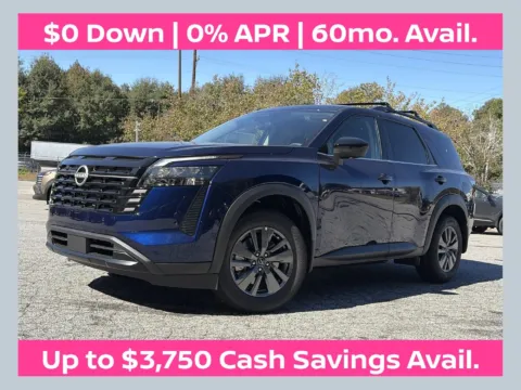 Blue 2026 Nissan Pathfinder SV for sale in Lithia Springs, GA
