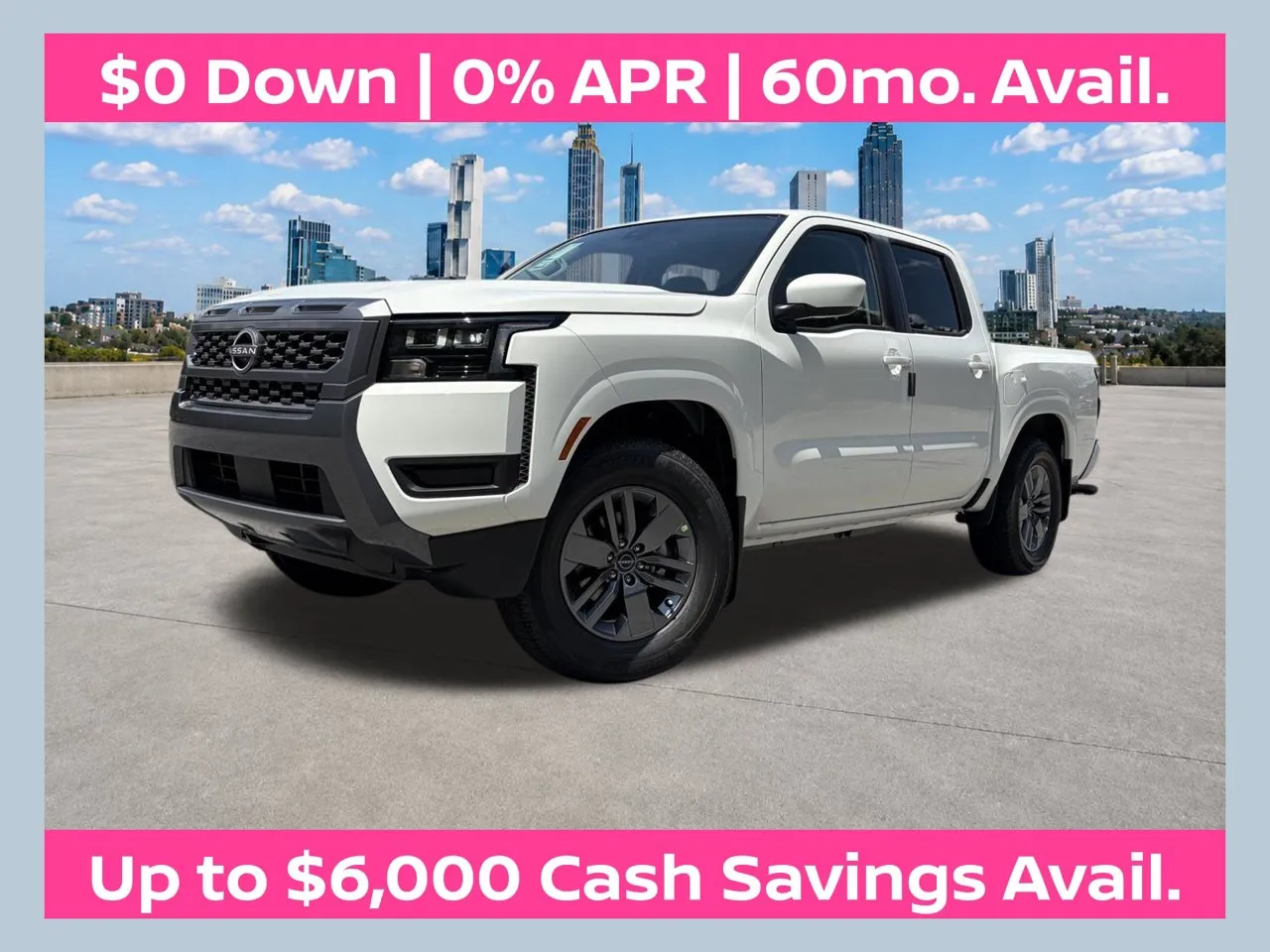 White 2026 Nissan Frontier SV for sale in Lithia Springs, GA