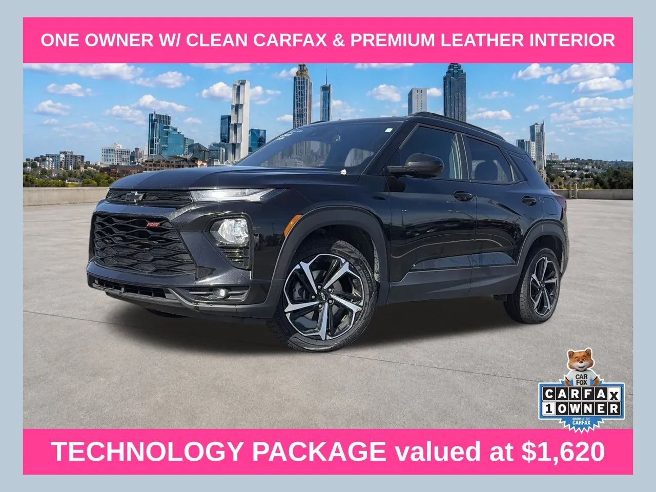 Black 2022 Chevrolet TrailBlazer RS for sale in Lithia Springs, GA