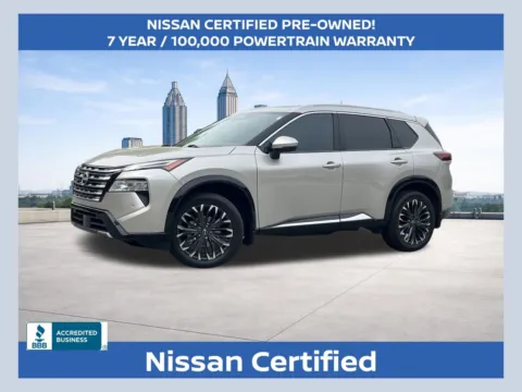 Silver 2024 Nissan Rogue Platinum for sale in Morrow, GA