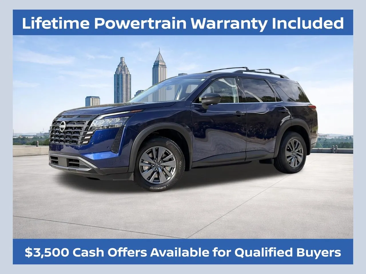Blue 2026 Nissan Pathfinder SV for sale in Morrow, GA