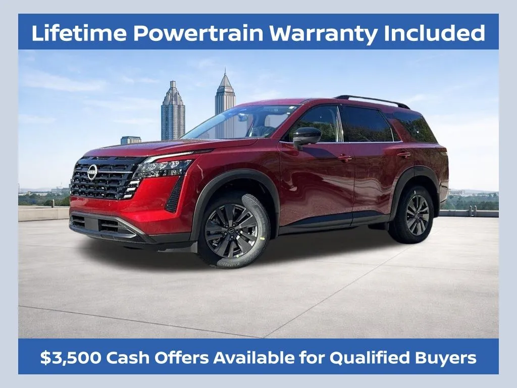 Red 2026 Nissan Pathfinder SV for sale in Morrow, GA