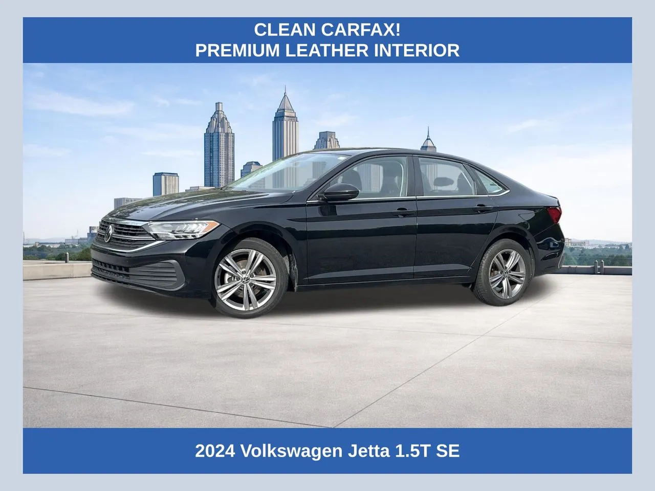 Black 2024 Volkswagen Jetta 1.5T SE for sale in Morrow, GA