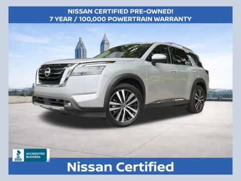 Silver 2023 Nissan Pathfinder Platinum for sale in Morrow, GA