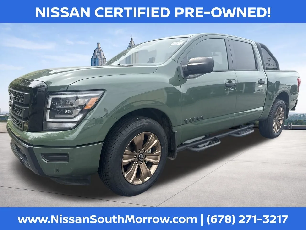 Green 2024 Nissan Titan SV for sale in Morrow, GA