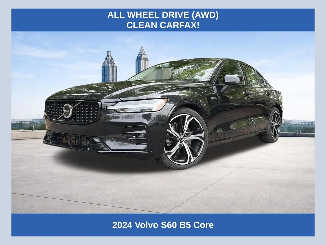 Black 2024 Volvo S60 B5 Core Dark Theme for sale in Morrow, GA