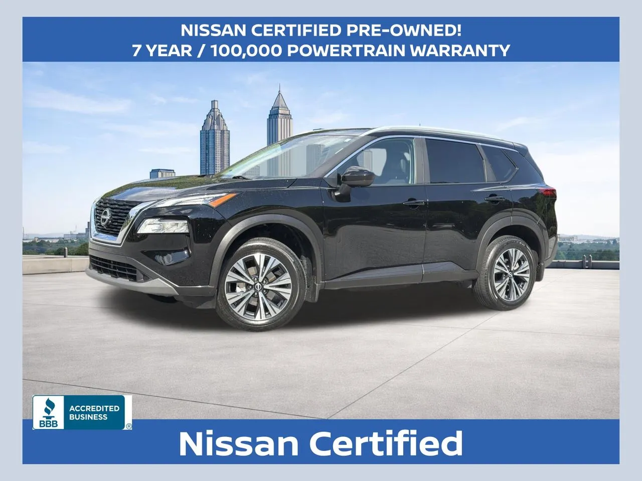 Black 2023 Nissan Rogue SV for sale in Morrow, GA