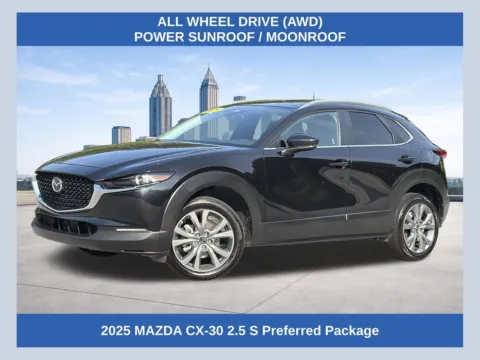 Black 2025 Mazda CX-30 2.5 S Preferred Package for sale in Morrow, GA