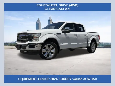 White 2019 Ford F-150 Lariat for sale in Morrow, GA