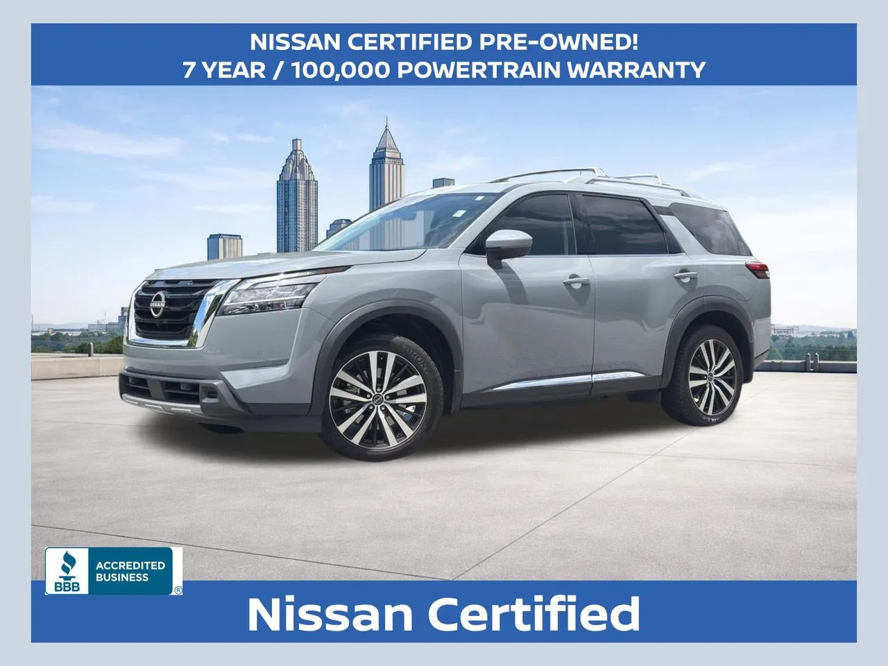 Gray 2024 Nissan Pathfinder Platinum for sale in Morrow, GA