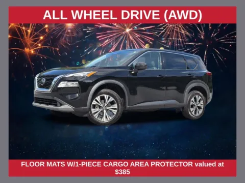 Black 2021 Nissan Rogue SV for sale in Morrow, GA