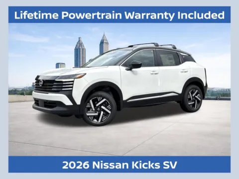 White 2026 Nissan Kicks SV for sale in Morrow, GA