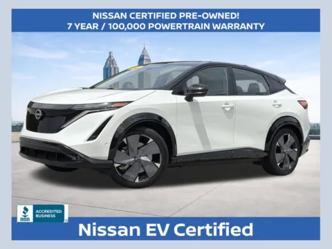Black 2023 Nissan Ariya PLATINUM+ e-4ORCE for sale in Morrow, GA