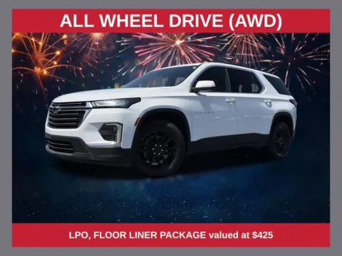 White 2023 Chevrolet Traverse LT Leather for sale in Morrow, GA