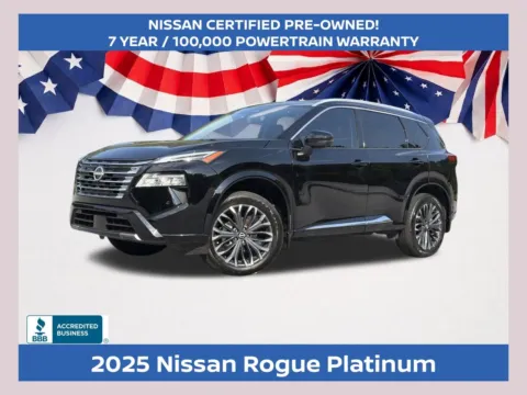 Black 2025 Nissan Rogue Platinum for sale in Morrow, GA