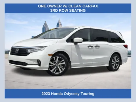 White 2023 Honda Odyssey Touring for sale in Morrow, GA