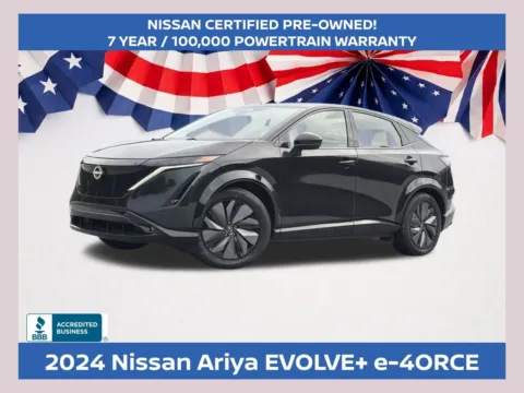 Green 2024 Nissan Ariya EVOLVE+ e-4ORCE for sale in Morrow, GA