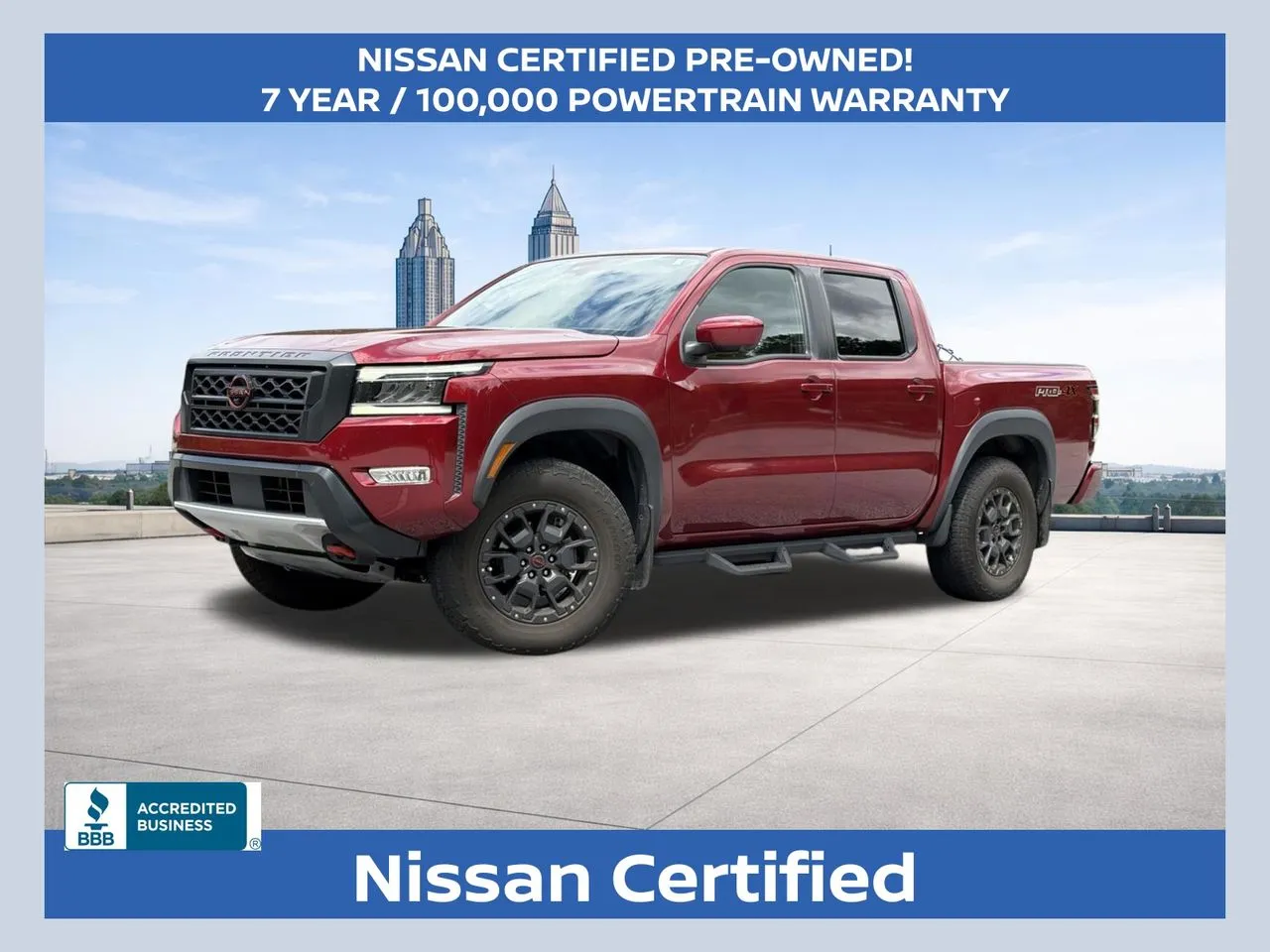 Red 2022 Nissan Frontier PRO-4X for sale in Morrow, GA