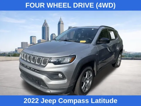 Silver 2022 Jeep Compass Latitude for sale in Morrow, GA
