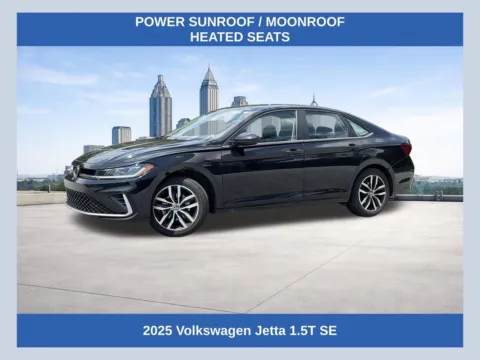 Black 2025 Volkswagen Jetta 1.5T SE for sale in Morrow, GA