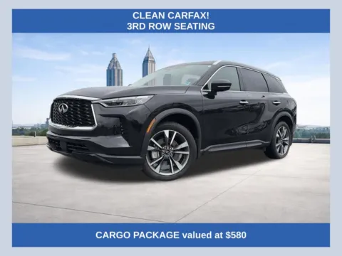 Black 2023 INFINITI QX60 LUXE for sale in Morrow, GA