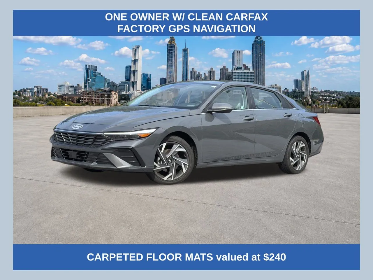 Gray 2025 Hyundai Elantra Limited for sale in Morrow, GA