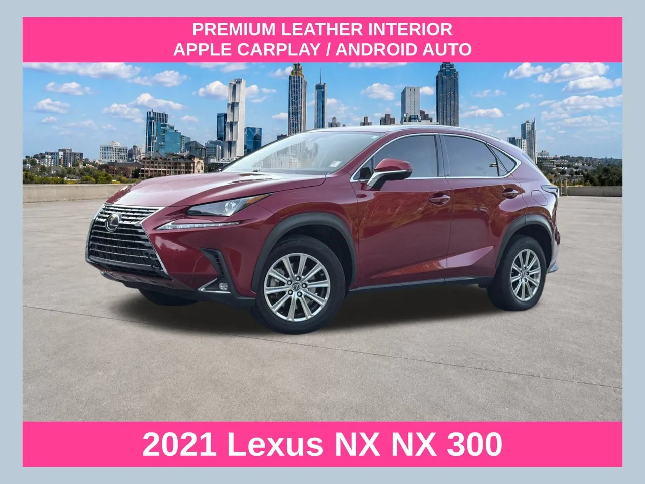 Red 2021 Lexus NX 300 Base for sale in Morrow, GA
