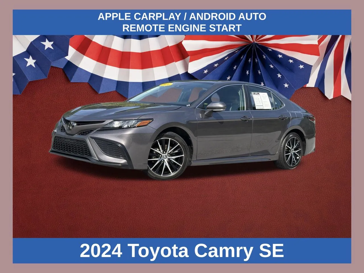 Gray 2024 Toyota Camry SE for sale in Morrow, GA