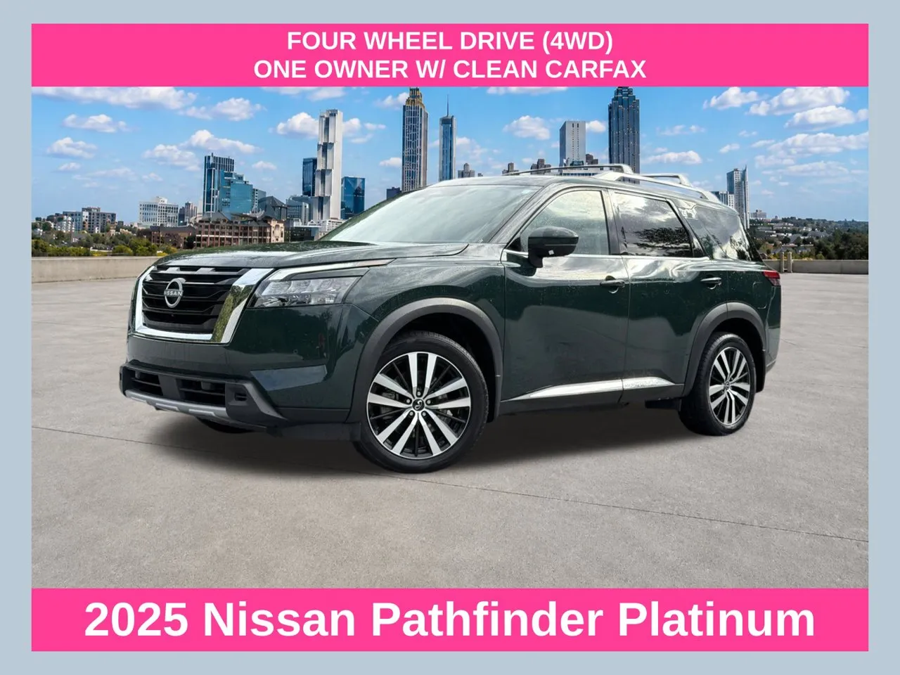 Green 2025 Nissan Pathfinder Platinum for sale in Morrow, GA