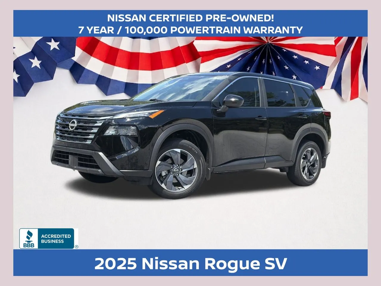 Black 2025 Nissan Rogue SV for sale in Morrow, GA